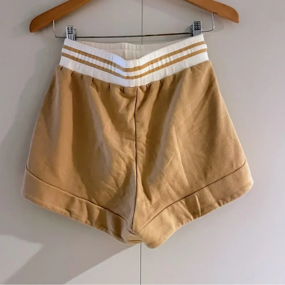 Shona Joy SJ CURVED HEM SHORT – TANS